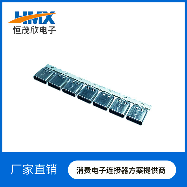 USB 3.1 C TYPE母头夹板式